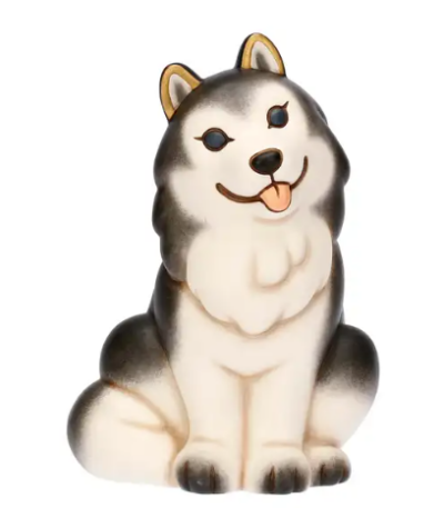 THUN - Husky Polo in ceramica grande