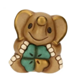 THUN - Mini elefante Elly portafortuna in ceramica