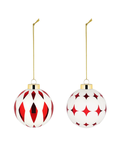 ALESSI- delight Palla di Natale set da 3 (4) ALESSI- delight Palla di Natale set da 3