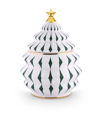 Biscottiera grande Alessi verde