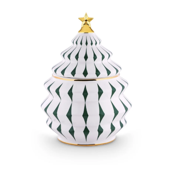 Biscottiera grande Alessi verde