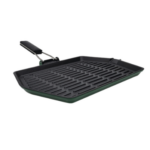 Bistecchiera rettangolare in ghisa verde 35x26