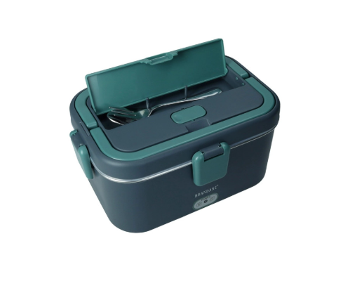 Lunch box termica con posate borsa e contenitore inox Lunch box termica con posate borsa e contenitore inox
