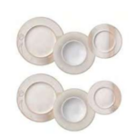 THUN - SET 2 POSTI TAVOLA IN PORCELLANA PURE ELEGANCE