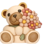 TEDDY CON MAZZO DI FIORI