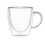 Set 2 mug in vetro Double Glass