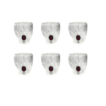 Set 6 bicchierini caffè con chicco Brandani