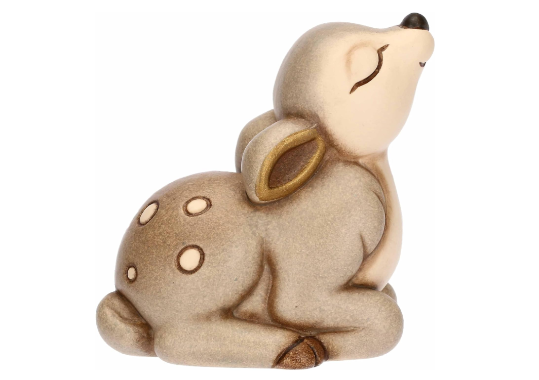 THUN - MINI ANIMALE CERBIATTO IN CERAMICA (5) THUN - MINI ANIMALE CERBIATTO IN CERAMICA
