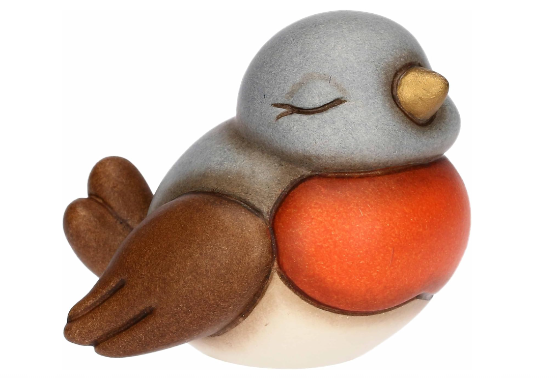 THUN - MINI ANIMALE PETTIROSSO (1) THUN - MINI ANIMALE PETTIROSSO