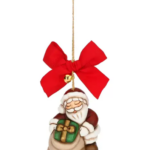 Addobbo natalizio Babbo Natale in ceramica maxi