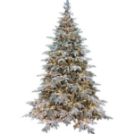 Albero di Natale St. Moritz innevato 3000 led h. 210 cm