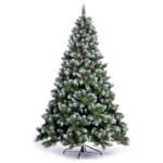 Albero di Natale sintetico innevato Crans Montana di Mercury altezza 210 cm