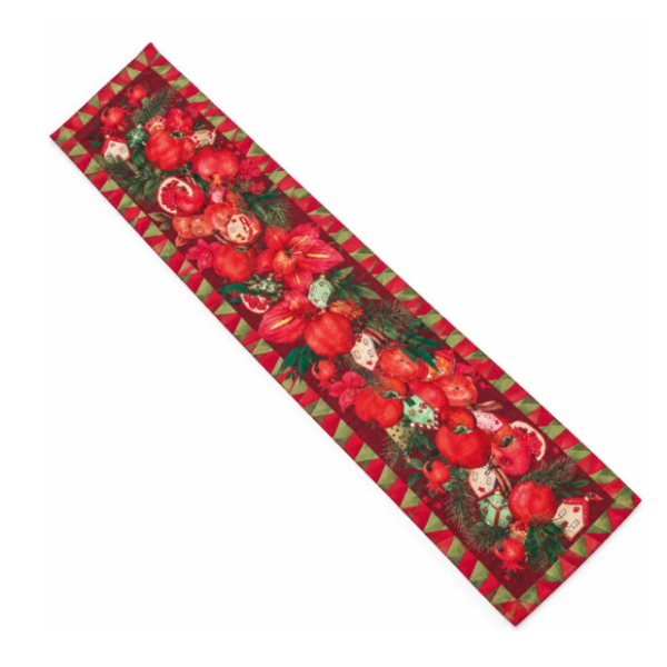 Runner antimacchia bouquet 50x155 cm