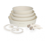 Set Smart 8 pezzi (padelle coperchi manici ) di Brandani