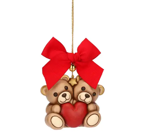 THUN - ADDOBBO NATALIZIO TEDDY IN CERAMICA MAXI