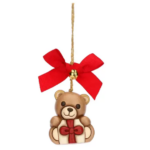 THUN - ADDOBBO NATALIZIO TEDDY IN CERAMICA PICCOLO