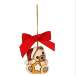 THUN - Addobbo natalizio Teddy con stella piccolo