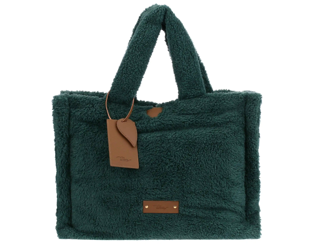 THUN - PLAID CON BORSA VERDE (7) THUN - PLAID CON BORSA VERDE