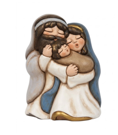 THUN - SACRA FAMIGLIA IN CERAMICA