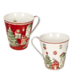 Mug villaggio in festa Set 2pz